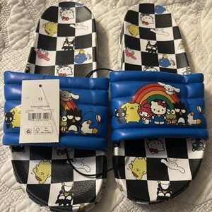 Hello Kitty Slides Women's  Size‎ 12 In Vibrant Colors New With Tags